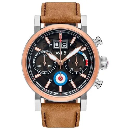 Наручные часы AVI-8 Hawker Hurricane, черный, золотой