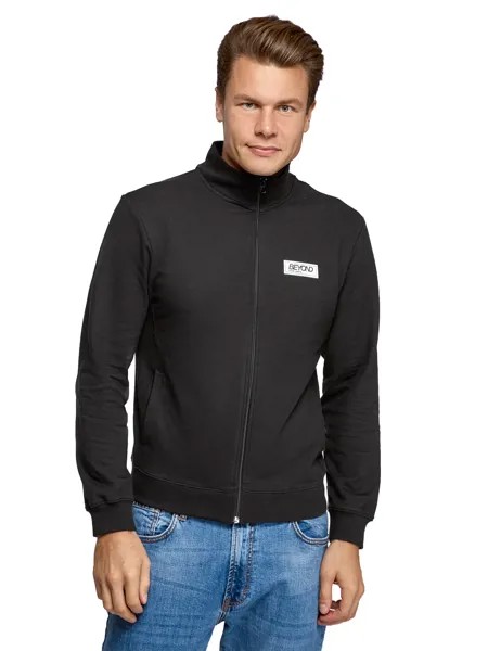 Олимпийка мужская oodji 5L125006I-1 черная S