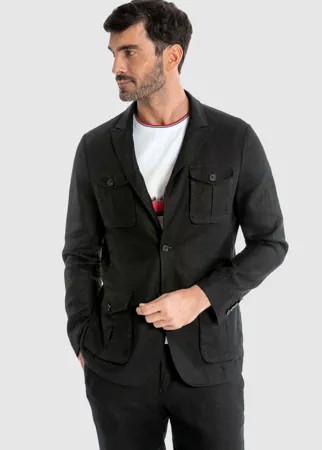 Костюмный пиджак приталенный изо льна KANZLER