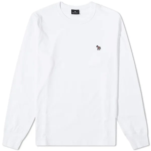 Футболка Paul Smith Long Sleeve Zebra Logo Tee