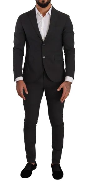 Костюм BASICON Темно-серый шерстяной однобортный деловой костюм из 2 предметов EU46/US36/S Рекомендуемая розничная цена 600 долларов США