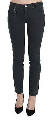 Джинсы CNC COSTUME NATIONAL Серые джинсовые брюки-скинни с заниженной талией s. W26 Рекомендуемая розничная цена 400 долларов США.