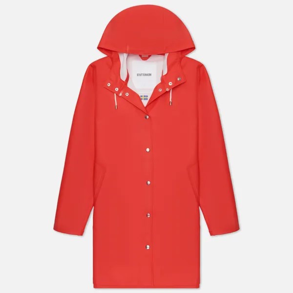 Женская куртка дождевик Stutterheim Mosebacke красный, Размер L