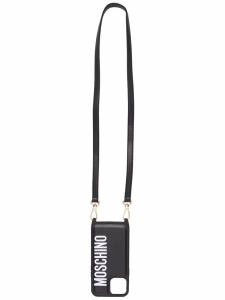 Moschino logo-print iPhone 12 Max case