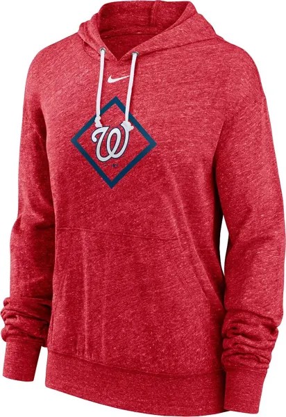 Женская худи Nike Washington Nationals Red Vintage Diamond Icon