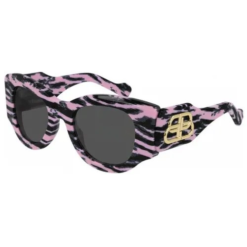 Солнцезащитные очки BALENCIAGA, бабочка, оправа: пластик, с защитой от УФ, для женщин, разноцветный