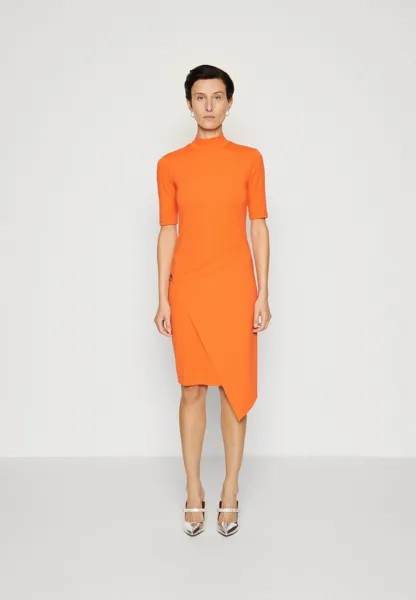 Платье из джерси Calvin Klein, оранжевый
