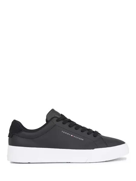Кроссовки Tommy Hilfiger Court Leather, черный