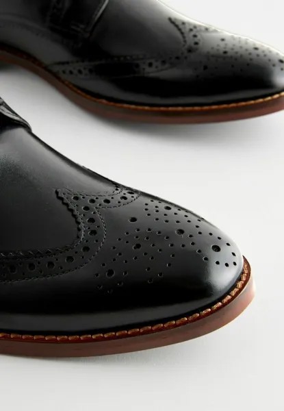 Деловые туфли на шнуровке BROGUE REGULAR FIT Next, черный
