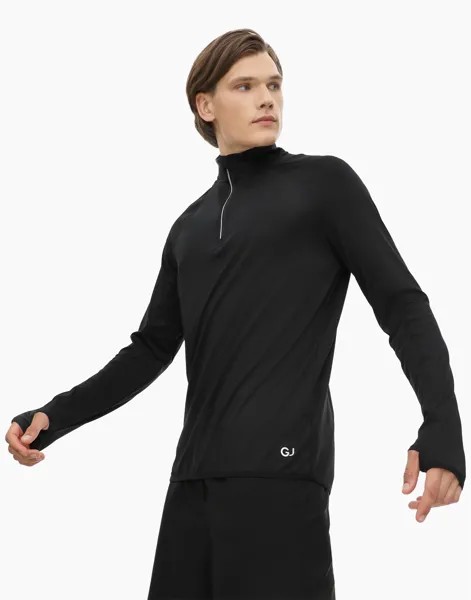 Лонгслив мужской Gloria Jeans BTO000003 черный XL (52-54)