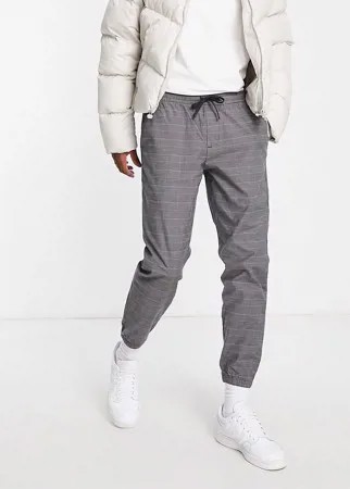 Серые джоггеры в строгом стиле Abercombie & Fitch-Серый