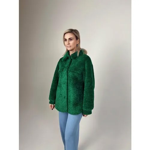 Куртка Maria Terra, размер 56, зеленый