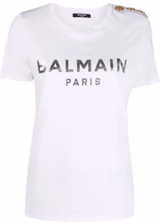 Balmain футболка с логотипом