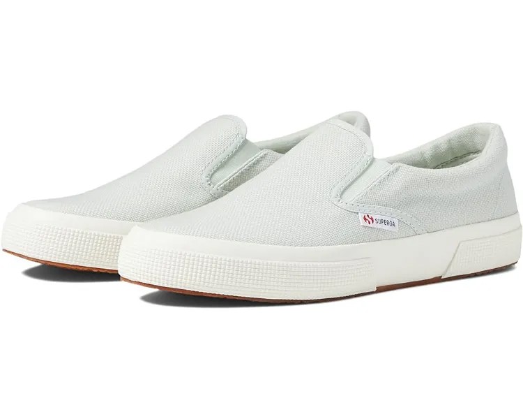 Кроссовки Superga 2707 - Slip-On, цвет Green Iceberg