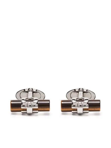 Salvatore Ferragamo Gancini two-tone cufflinks