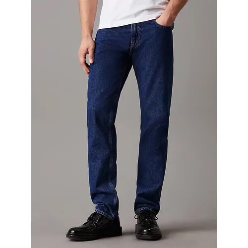 Джинсы классические Calvin Klein Jeans, размер 33/34, синий