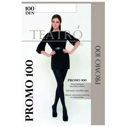 Колготки TEATRO Promo, 100 den, размер 4/L/4-L, черный