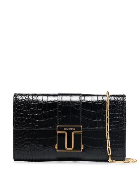 TOM FORD TF SHNY STMPD CRC 001 WALLET ON CHAIN