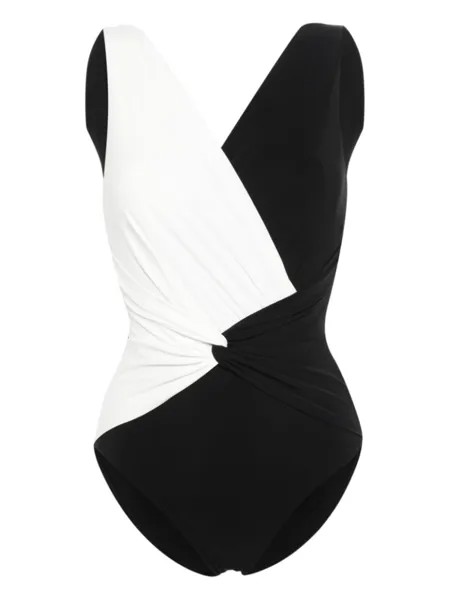 CHIARA BONI La Petite Robe двухцветный купальник, черный