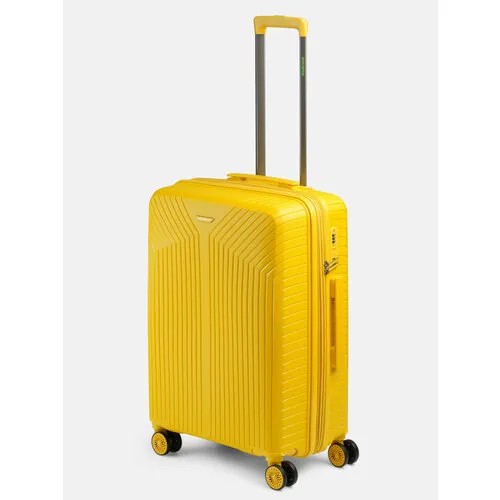 Чемодан MIRONPAN 675202, 83 л, размер M, желтый