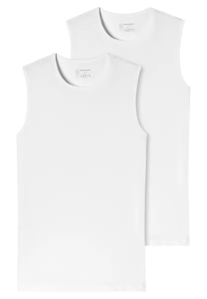 Майка Schiesser/Tanktop 95/5 Organic Cotton, белый