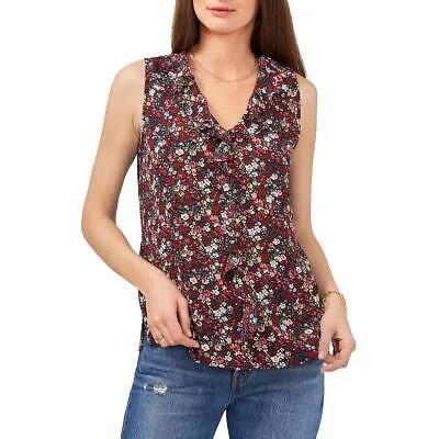 Vince Camuto Womens Desert Summer Floral Print Pullover Top Blouse BHFO 0734