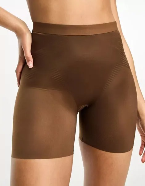 Темно-бордовые шорты для девочек Spanx Thinstincts 2.0