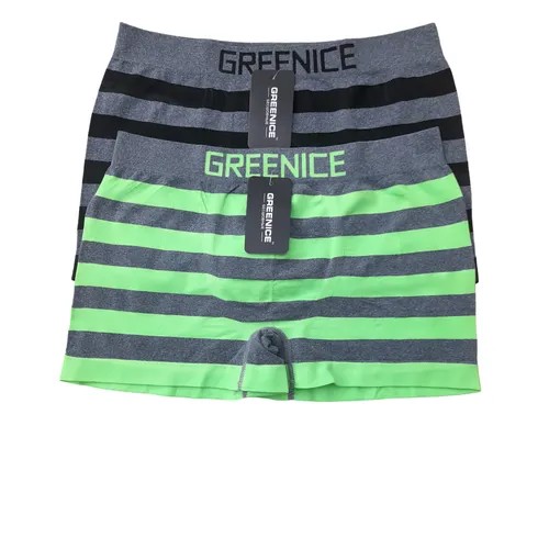 Трусы GREENICE, 2 шт., размер M/L, зеленый, черный