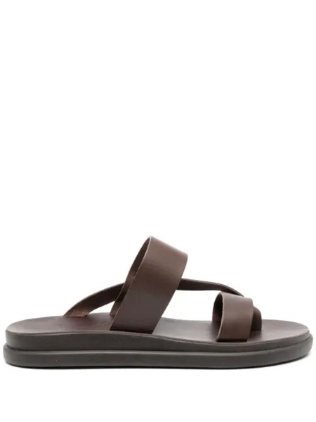 Ancient Greek Sandals шлепанцы Simos, коричневый