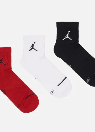 Комплект носков Jordan Jumpman Everyday Max Ankle 3-Pack, цвет комбинированный, размер 42-46 EU