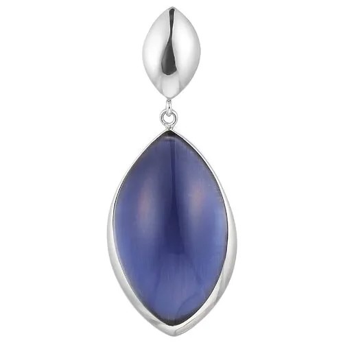 Подвеска со стеклом из серебра SP0392-US-002-WG JV