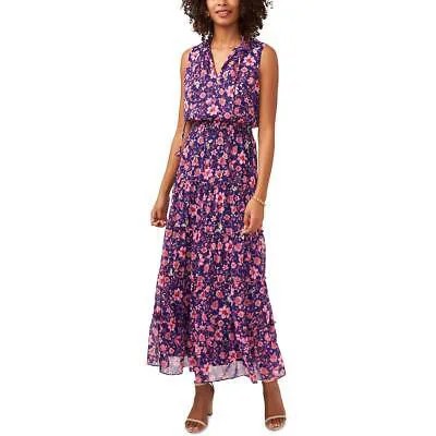 Женское многоярусное платье макси со сборками с цветочным принтом MSK BHFO 9413
