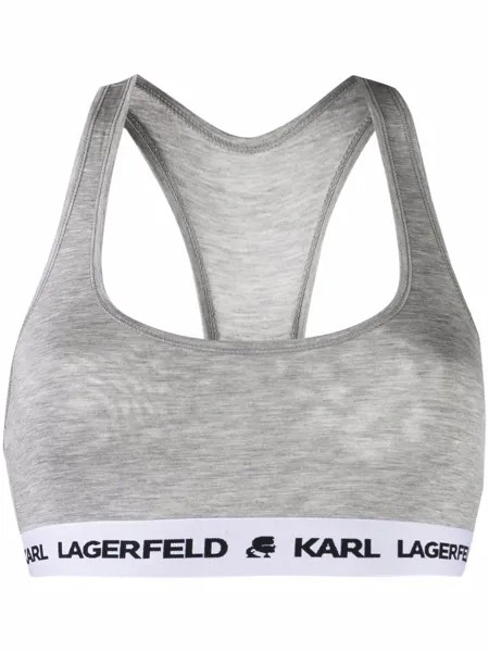 Karl Lagerfeld топ-бралетт с логотипом