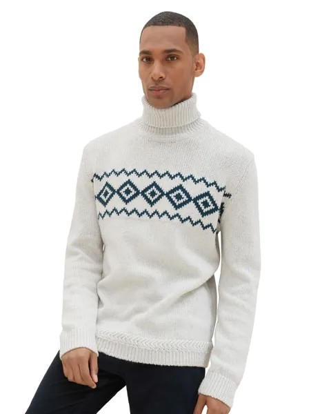 Пуловер Tom Tailor NEP TURTLENECK, бежевый