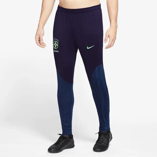 Мужские спортивные брюки темно-синего цвета Strike Performance Performance сборной Бразилии Nike