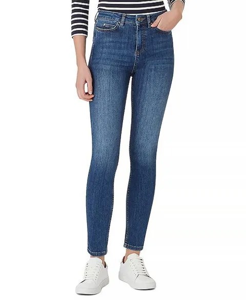 Джинсы скинни Gia Sculpting в цвете Mid Wash HOBBS LONDON, цвет Blue