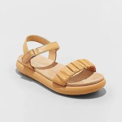 Сандалии Aylabeth Slip-On Footbed для девочек - Cat - Jack Cognac 1