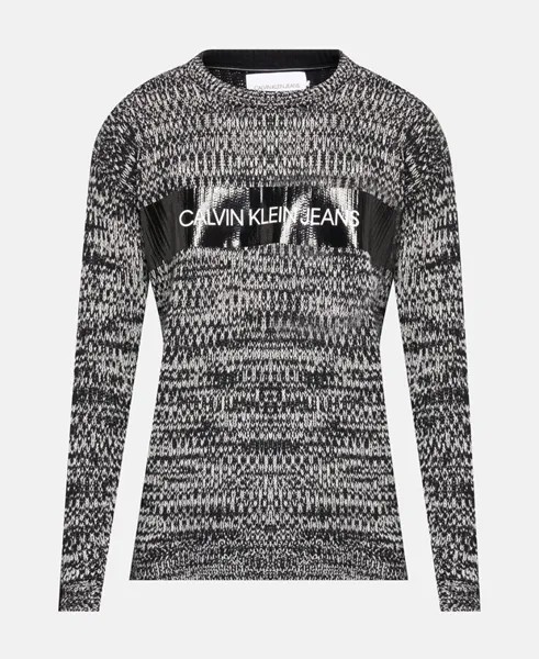 Джемпер с длинными рукавами Calvin Klein Jeans, белый