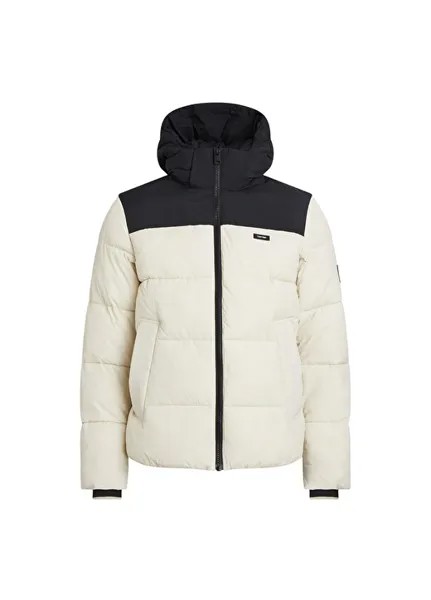 Бежевое мужское пальто Calvin Klein
