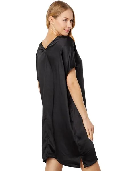 Платье Lilla P Double V-Neck Dress, черный