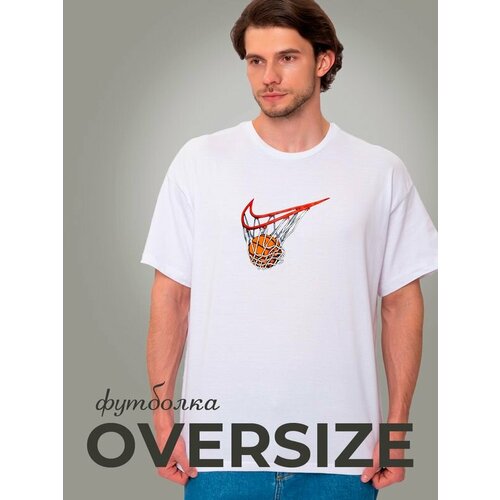 Футболка Retro Nike/12, 1 шт., размер 50, белый