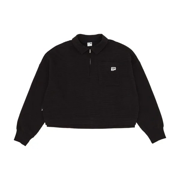 Downtown Oversized Longsleeve Polo