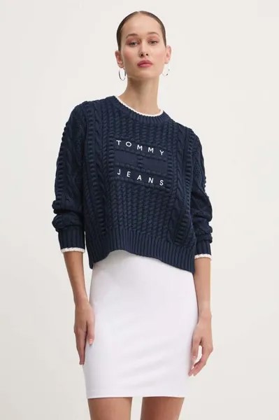 Свитер Tommy Jeans, темно-синий