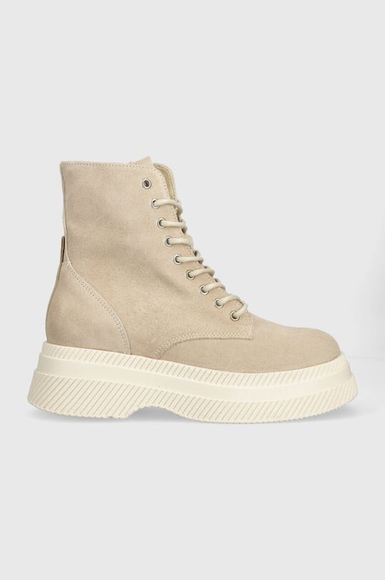 Замшевые мотоциклетные ботинки Gaja Steve Madden, бежевый
