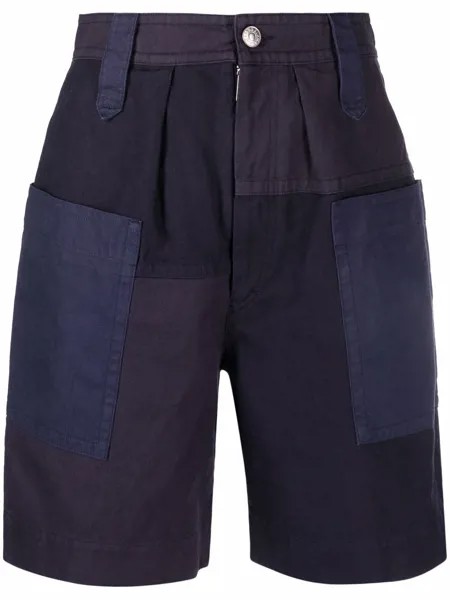Isabel Marant Étoile шорты в технике пэчворк