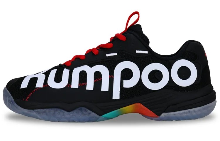 Кроссовки Kumpoo Badminton Unisex, черный/белый/красный