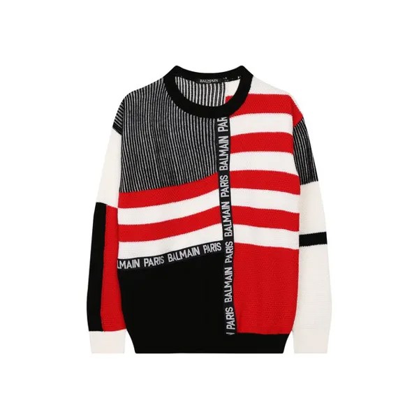 Шерстяной пуловер Balmain