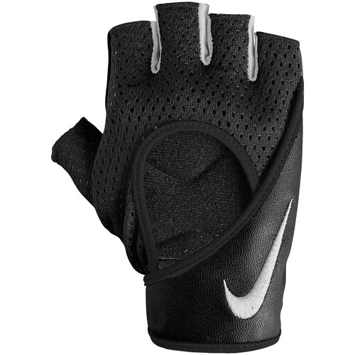 Женские перчатки для фитнеса NIKE WOMEN'S PERF WRAP TRAINING GLOVES L BLACK/WHITE/WHITE