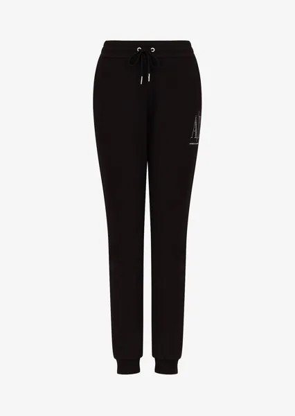 Спортивные брюки с логотипом Icon Armani Exchange, черный