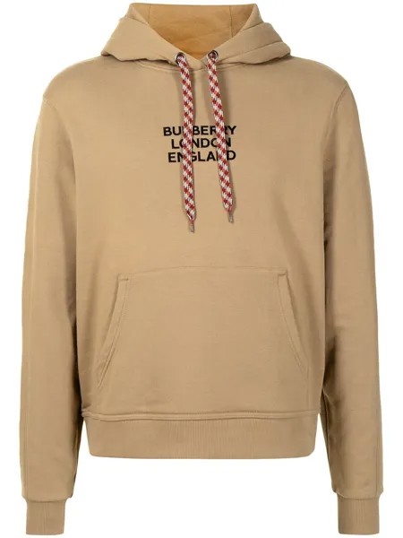Burberry Pre-Owned худи с кулиской и логотипом